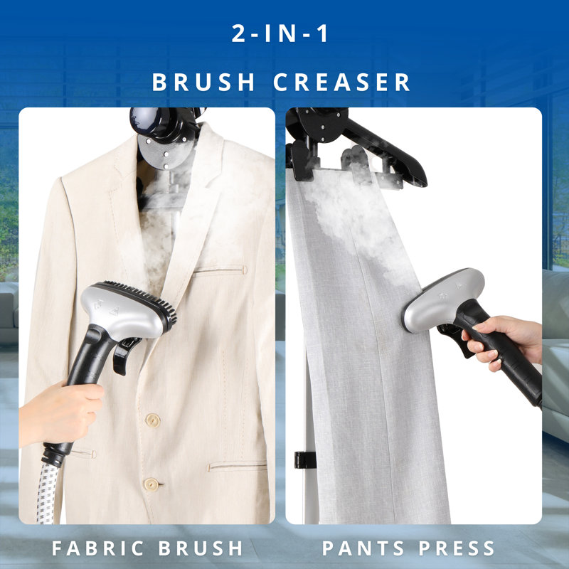 SALAV Commercial Full-Size Garment Steamer, Navy