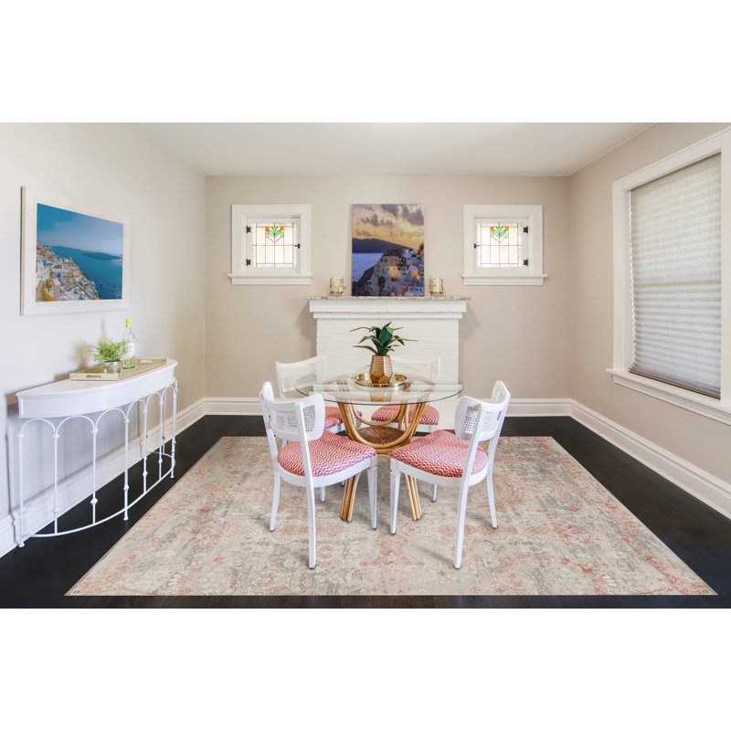 Mykonos Area Rug in Red, Rectangle 5'3" x 7'7"