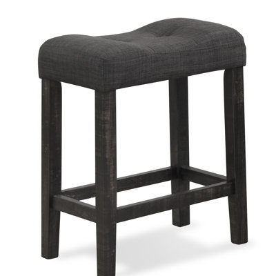 Sora Button Tufted Counter Height Saddle Stool, Set Of , by Latitude Run