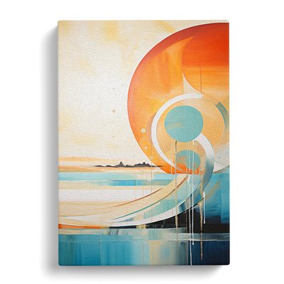 Beach Abstract - Wrapped Canvas Print