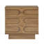 Buffet 1 pièce moderne avec rangement à 3 tiroirs, buffet en bois de salon, brun