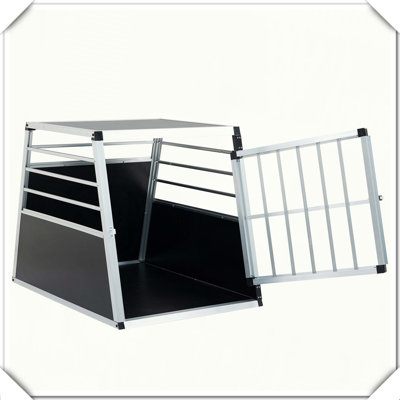 Aluminum Transport Box Travel Carrier for Dogs and Cats