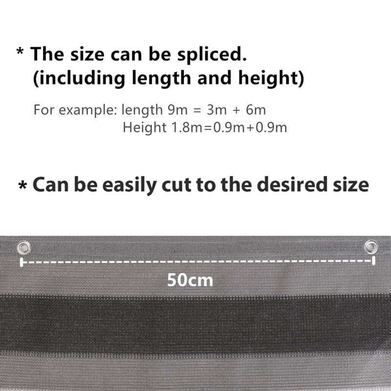 Amazin Balcony Privacy Protection, 75cm H x 500cm W