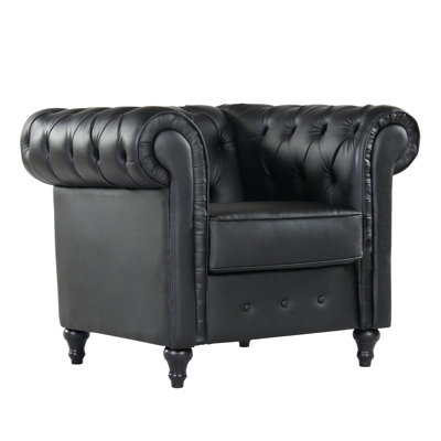 Fauteuil Chesterfield de 40,55 po Teressa