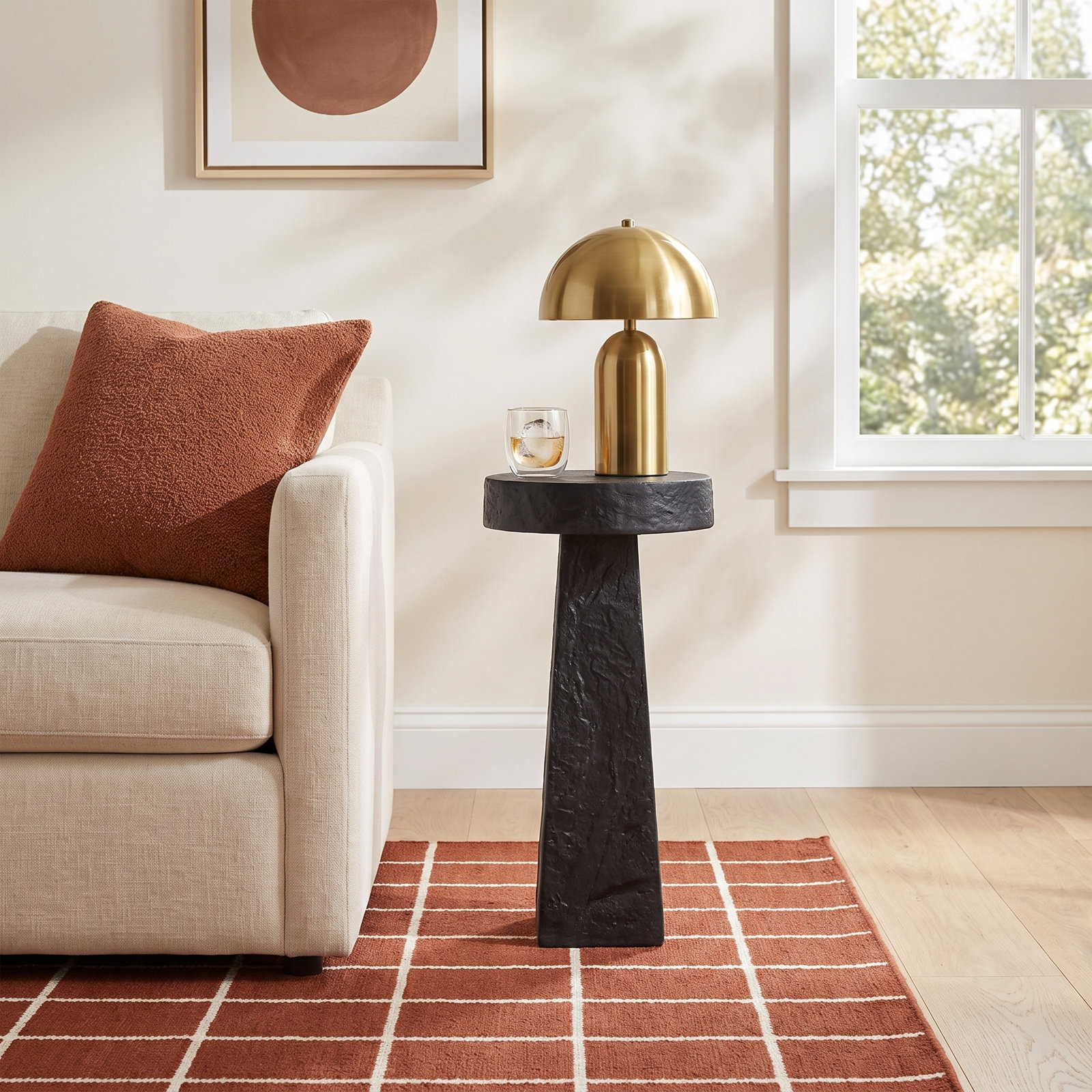 Johari End Table, Black