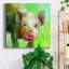 Cochon coloré coloré - Toile tendue avec châssis de qualité supérieure - prête à être accrochée-770449530