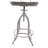 Modern White 18.5" D x 16.25" W x 38.25" H Adjustable Swivel Barstool with Ergonomic Comfort-80705661