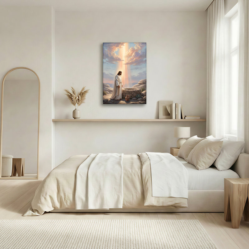 «Jesus Light», reproduction d'art sur toile, ensemble de 1, Toile tendue, H 48 po x l 36 po