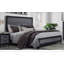 Grand lit Soluto gris et noir 