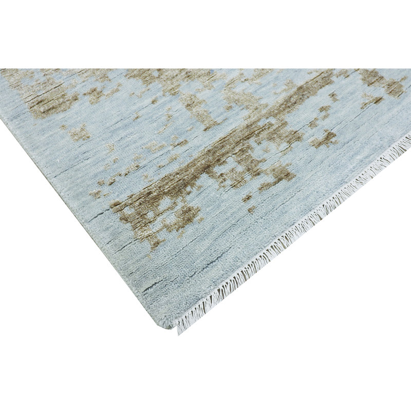 BROKDCCHKSIGL Area Rug in Gold, Rectangle 8' x 10'