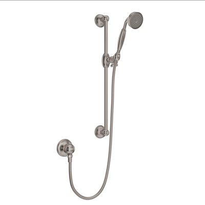 Spa Handshower Set With 22" Slide Bar and Single Function Handshower