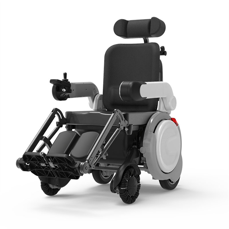 Fauteuil roulant électrique pliant à une touche pour adultes, fauteuil roulant électrique pliable à longue portée de 15 milles avec zéro gravité