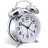 Modern & Contemporary Analogue Metal Quartz Movement / Crystal Tabletop Clock with Alarm-1855203424