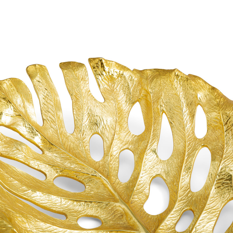 New Leaves Monstera Centerpiece Platter
