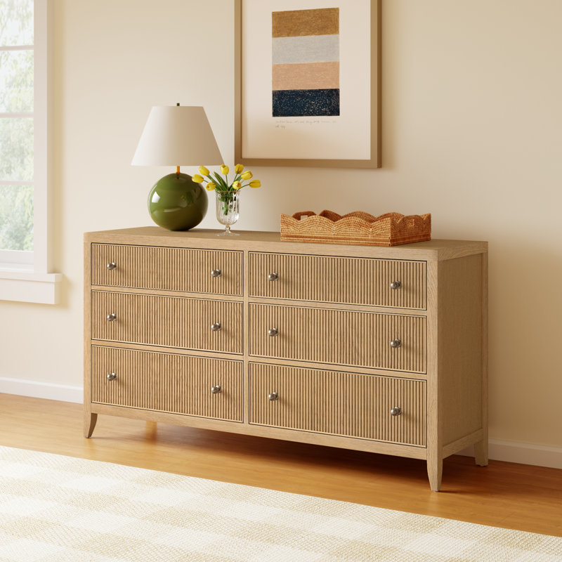 Caterina 6-Drawer Dresser, Skylark