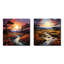 «Neo Expressionism Harmony Of River», 2 pièces-817836835-817836839