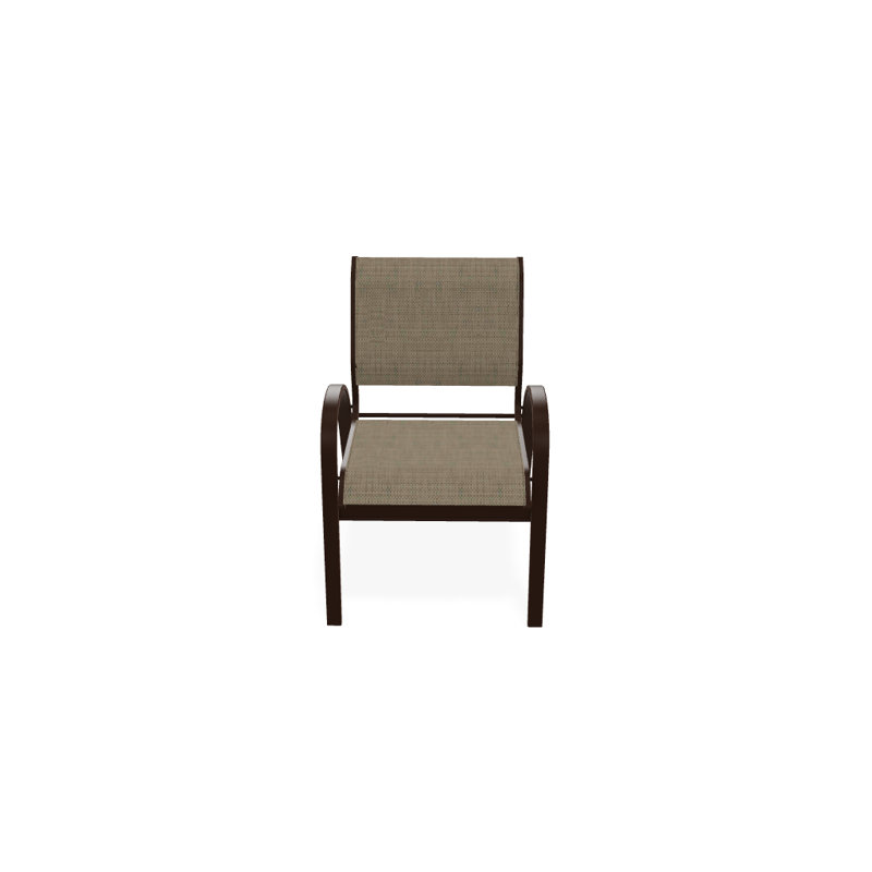 Chaise de patio empilable Hiraku, Newport, Kona texturé