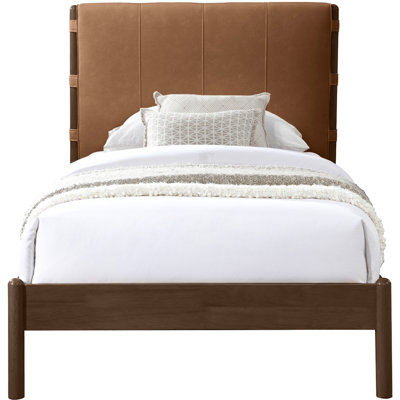 Stanwell Vegan Leather Upholstered Bed