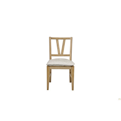 Chaise à dossier à lattes (ensemble de 2)