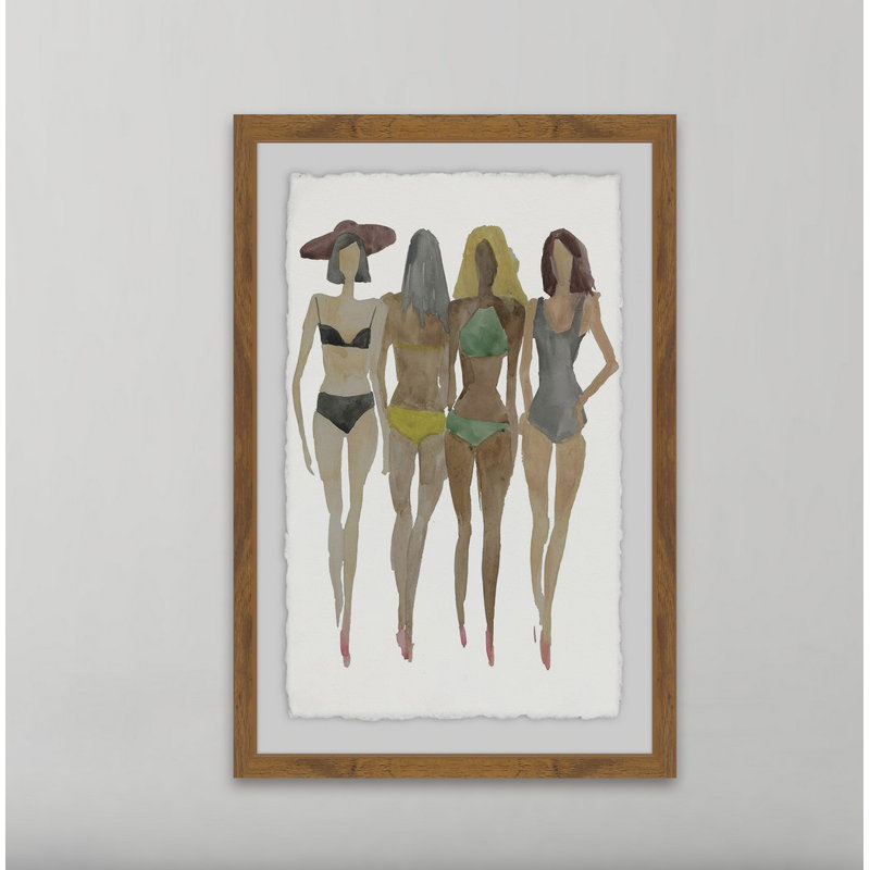 Beach - Single Picture Frame Painting, 46 cm H x 30 cm W