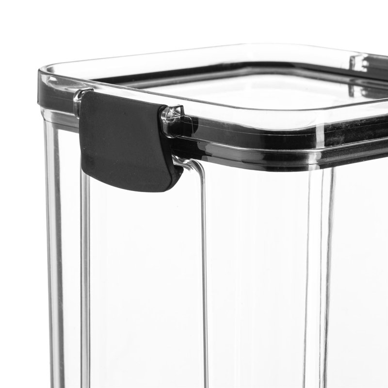 Argon Tableware 700ml Food Storage Container, Black