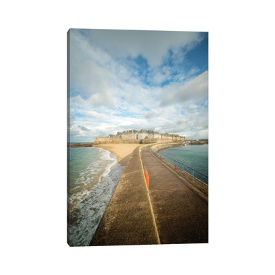 Saint Malo, French Old City Of Brittany by Philippe Manguin - Wrapped Canvas Print