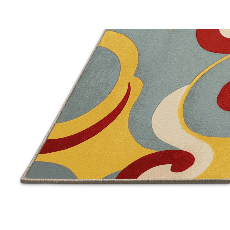 Retro Dash Rug, Square 6'