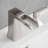 Waterfall 8 In. Widespread Double Handle Stainless Steel Bathroom Faucet-103539576