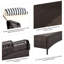 200cm Long Single Chaise with Cushions
