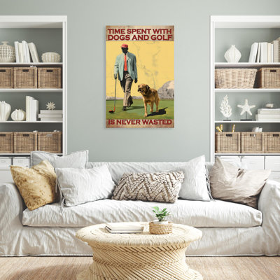 " Time Spent With Dogs And Golf "