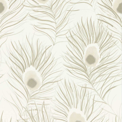 Orlena 10.05m x 52cm Powder Wallpaper Roll