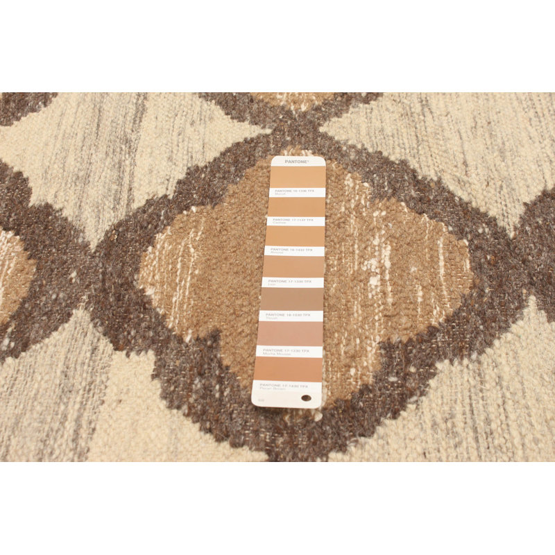 Evahn Wool Geometric Indoor Rug