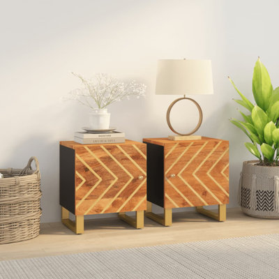 Solid Wood Bedside Table