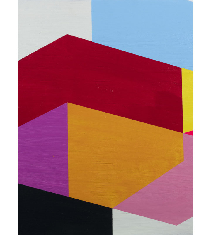 Geometry Berlin Print by Jphono 1, Black Framed Canvas, 25" H x 19" W, 24" H x 18" W