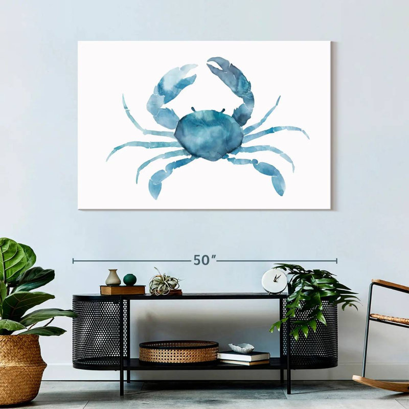 Brampt Marine Blue Crab, 32" H x 48" W