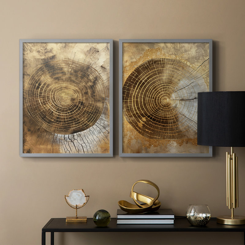 ABSTRACT Series CCXI - reproduction encadrée de qualité supérieure - prête à être accrochée - aucun clou requis - aucun clou requis
