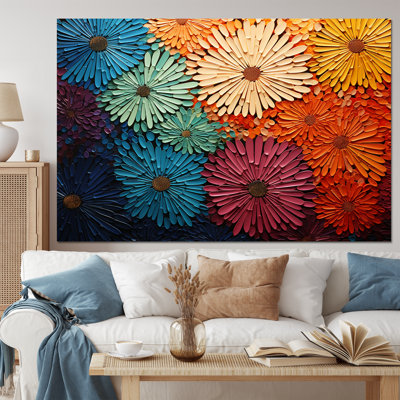 Reproduction d'art sur toile Mid-Century Sunburst Serenade III - Mid-Century