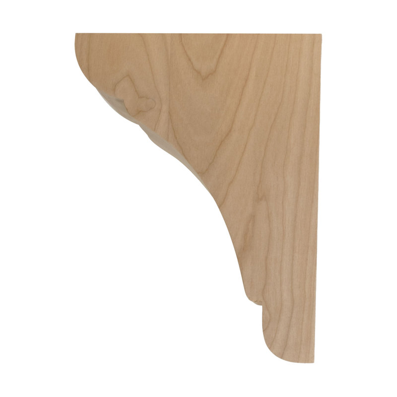 Bois massif sans finition 5 x 8 po Aulne nord-américain massif Corbel RWC810 Series