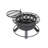 Round Steel Wood Burning Smokeless Fire Pit
