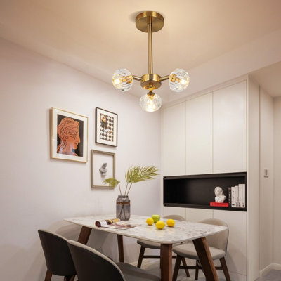 3 - Light Sputnik Sphere Chandelier