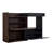 Extendable & Rotating Shoe Cabinet with 1 Drawer, 90-Degree Corner Cabinet, Multifuctional Storage Combination Cabinet for Living Room, Hallway, Entryway & Walnut