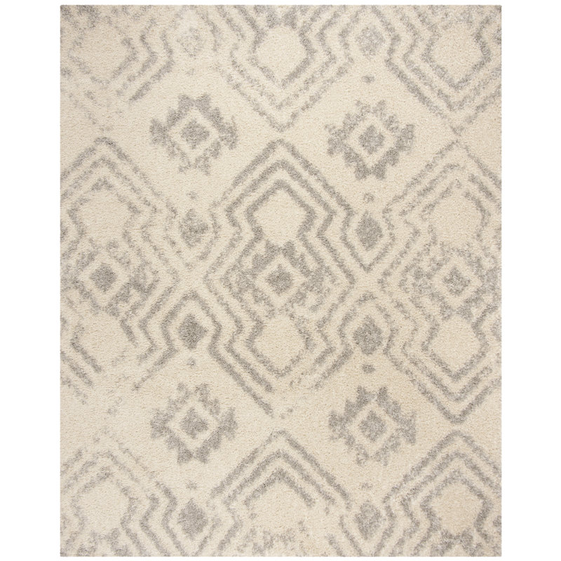 Wenham Geometric Hand Woven Area Rug, Rectangle 201 x 279 cm