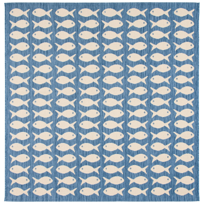 Tapis intérieur / extérieur Langley, Carré 6 pi 7 po