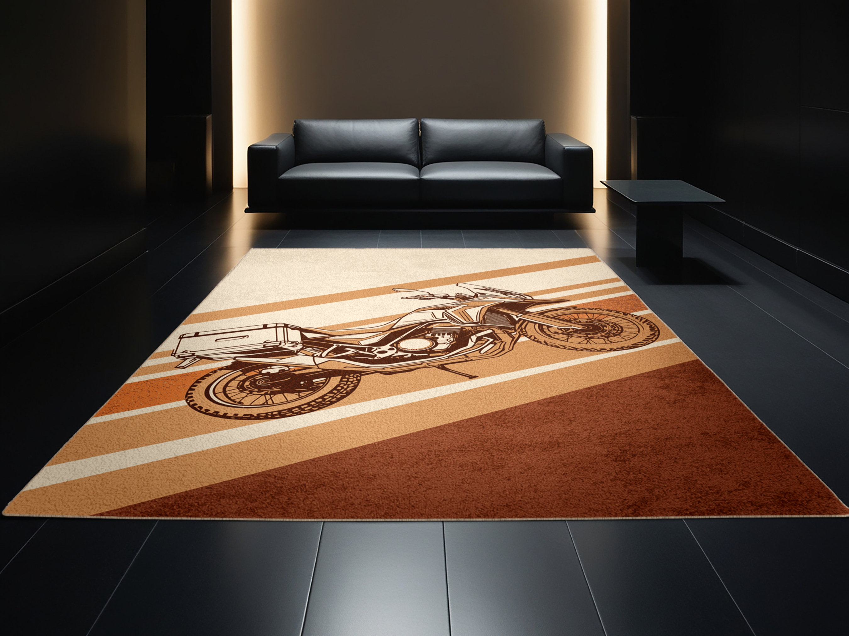 Mtb Rugs Wrought Studio Machine Washable Kendari Adventure Bike Modern Rustic ...