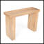 Table d'entrée en bois de manguier de ferme, table de canapé épaissie de 45 pouces, console étroite minimaliste pour une vie moderne et durable.-265917747