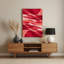 «Abstract Landscape 12», art mural en métal rouge-1590342403