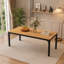 Table de salle à manger rectangulaire de 78 po pour 6 à 8 personnes-133329341-133329343