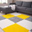 Myshaggy Collection Rugs Geometric Design in Yellow-1816090195