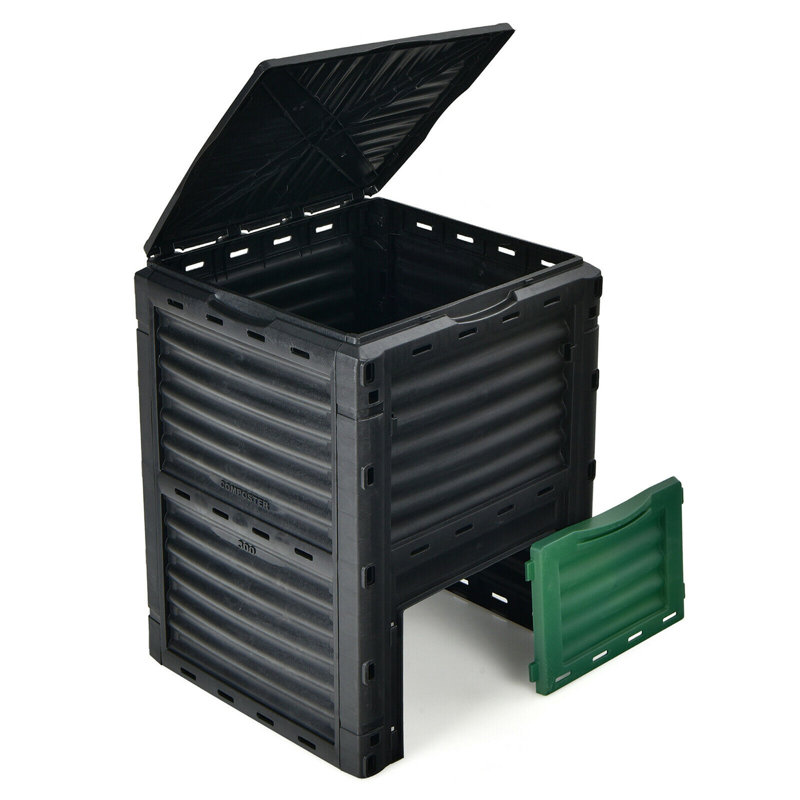 80 Gallons Plastic Outdoor Stationary Composter