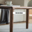 Table basse rectangulaire en bois massif noisette-821579740